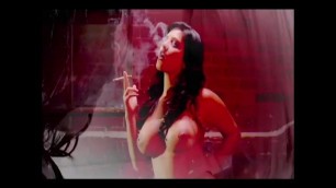 Sunny Leone smoking fetish compilation