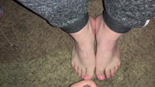 Cum On Feet And Toes Compilation (Cumpilation) Pink Toes