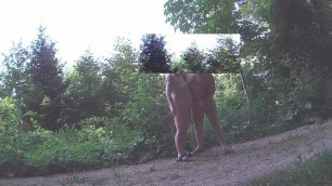 The oldie with his wife in the woods. (Not top quality)