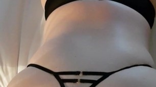 Wife gets fucked again wearing sexy thong and bra
