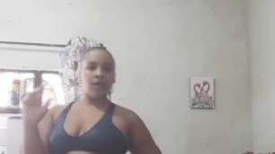 Brazilian bald sexy fat big ass bitch