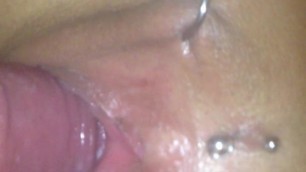 stretched labias with rings an fucked my pussy