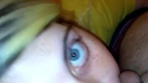 Great blue eyes slut