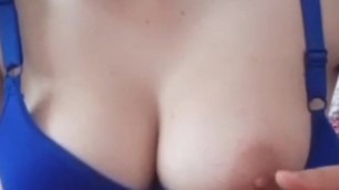 She shows Big boobs on cam