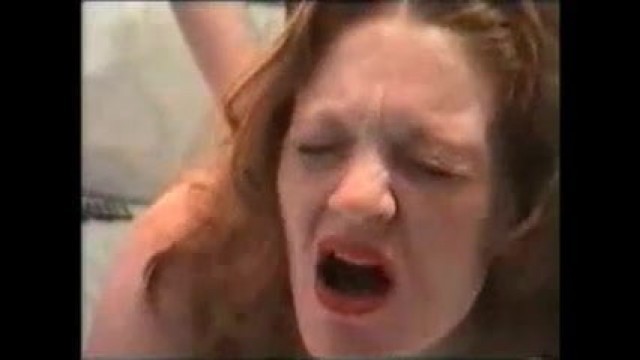 A very hot espression of a redhead milf anal fucked