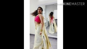 Tamil serial actress show very big white ass