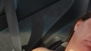 My Wife - Masturbating at truck stop entrance