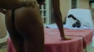 Nice tits ebony slut gets drilled by big dong after blowjob