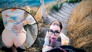 Sucking Cock with a View of the Sea - Blow Jobs and Sex Outdoors