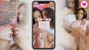 Control Eve Sweet and her Friend. Mobile Interactive Porn App
