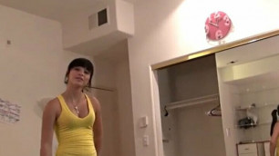 Little Bailey with natural tits gets a hard pussy fuck
