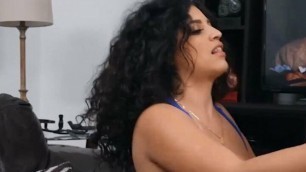 Gabriela Lopez Swallows Johnny's Big Cock Titty Fucks Him