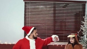 Exxxtra Small - Hot Petite Girl In Costume Surprises Santa