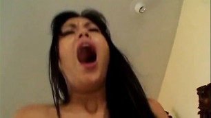 Horny Asian babe gets her pussy fucked