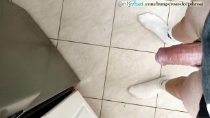 I walk and sway my big cock all over appartment